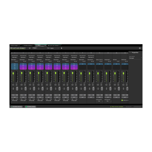 SHURE DESIGNER SYSTEM CONFIRGURATION SOFTWARE MAKES ONSITE INSTALLATION & PRODUCT MANAGEMENT SIMPLE